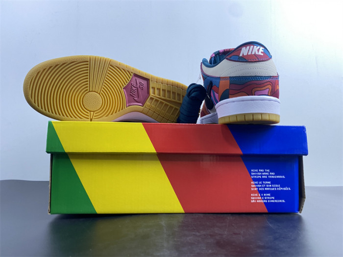 nike sb dunk low pro parra abstract art (2021) - dh7695-600