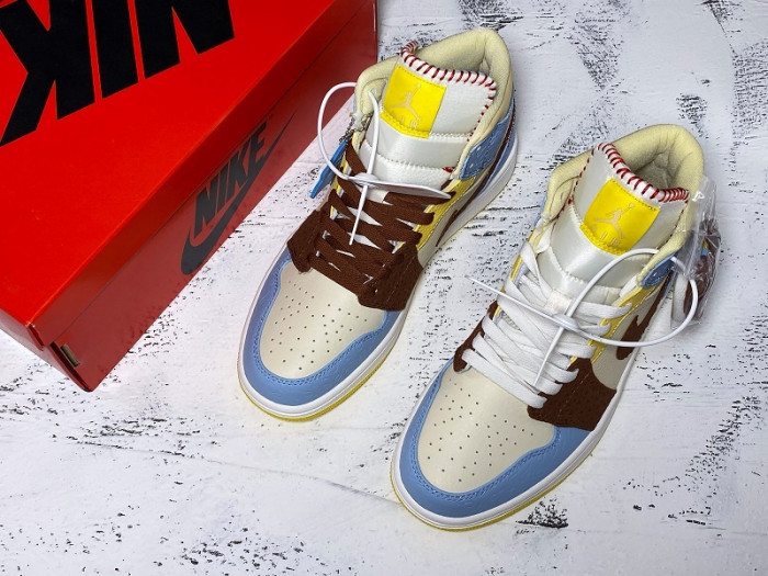 Ma*s*n chateau rouge x air jordan 1 high mid  fearless cu2803-200