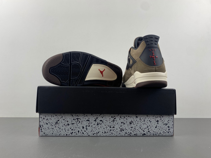 travis scott x air jordan 4 “dark mocha” aj4-882335