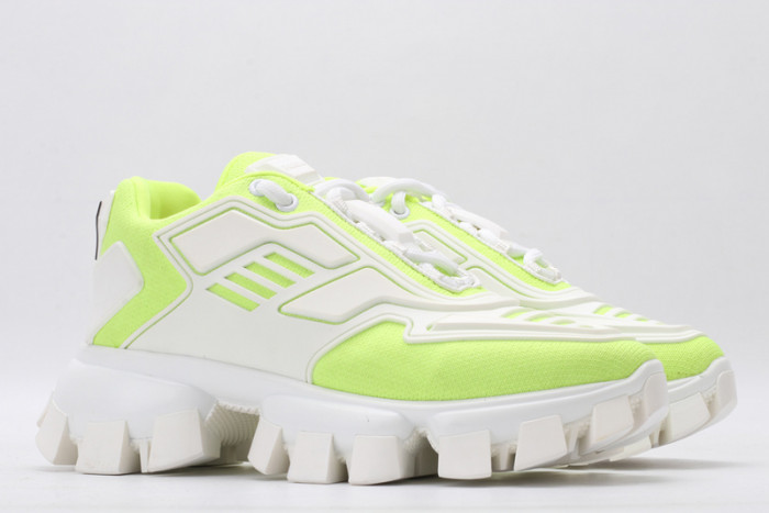 pra cloudbust thunder knit white and fluorescence green