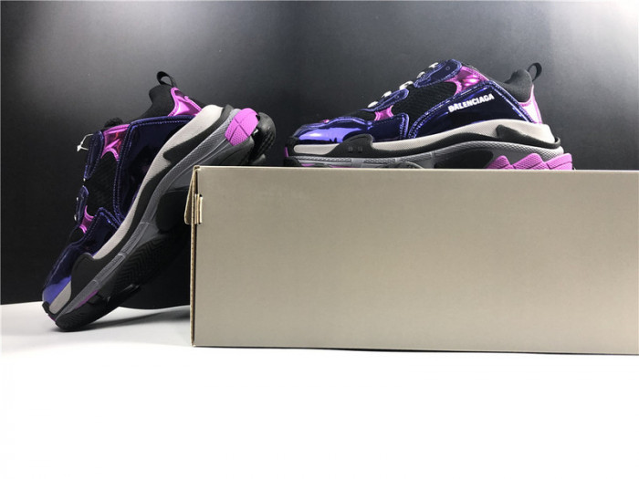 blcg sneaker triple.s.gomma bright purplish red 524039 w2fw1 1976