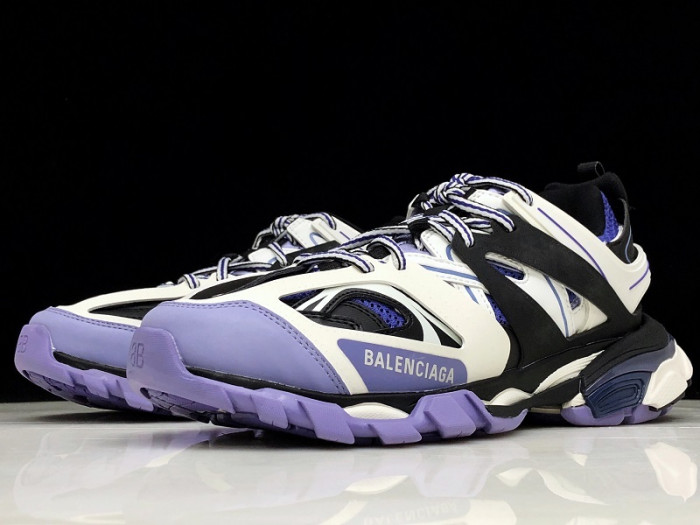 blcg sneaker tess.s.gomma white-black-purple 542023 w1gb1 8322