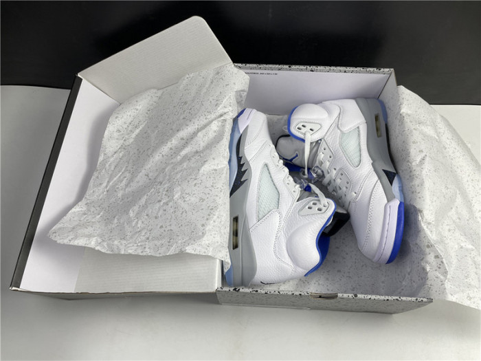 air jordan 5 retro white stealth (2021) dd0587-140