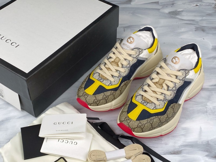 G*u*i rhyton vintage trainer sneaker 619891 99wf0 4370