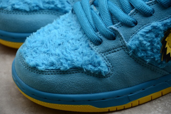 grateful dead nike sb dunk low blue bear cj5378-400