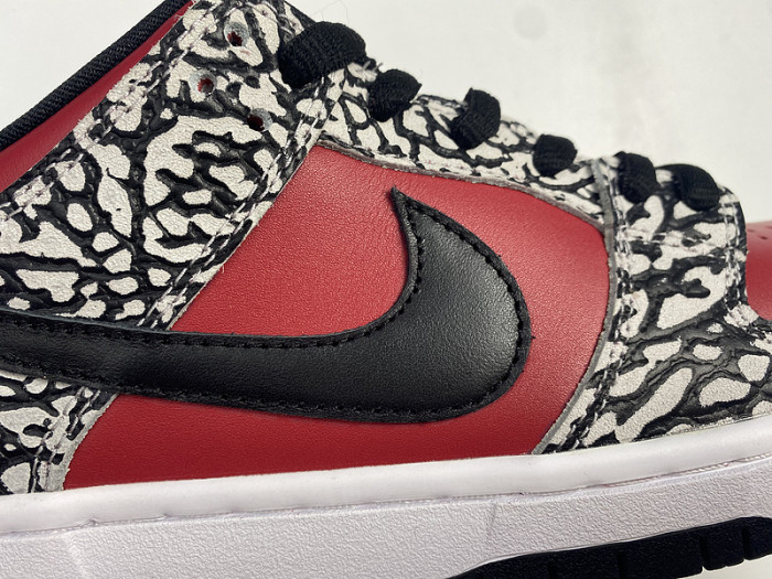 nike dunk sb low red cement (2012) 313170-600