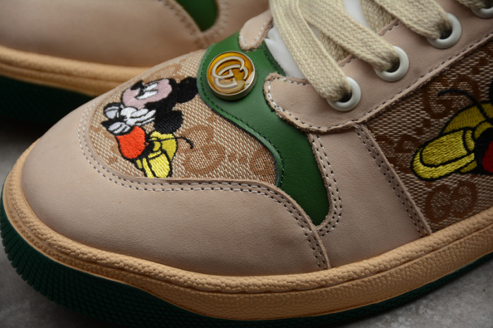 G*u*i ace embroidered low-top sneaker