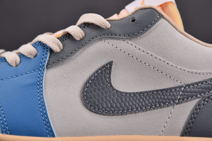 air jordan 1 low vintage unc grey - dz5376-469