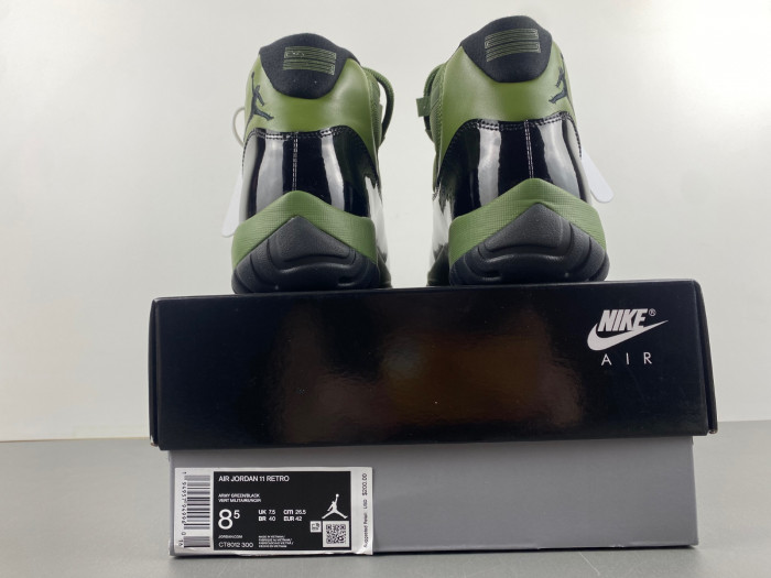 air jordan 11 “olive green” ct8012-300