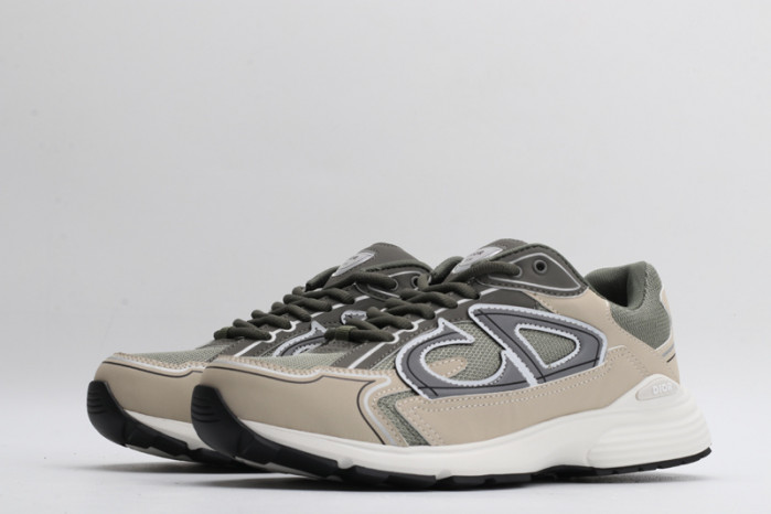 b30 sneaker olive mesh and cream