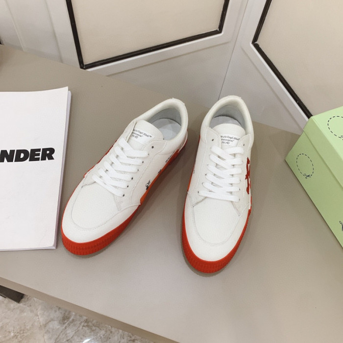 ofw calfskin vulcanized low sneakers