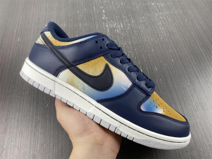 nike dunk low graffiti navy - dm0108-400