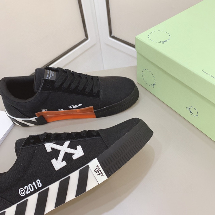 ofw calfskin vulcanized low sneakers