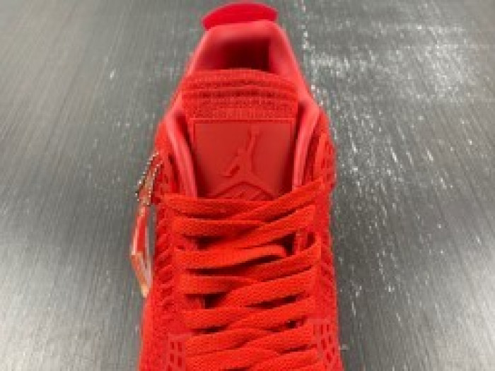air jordan 4 flyknit “red” aq3559-600