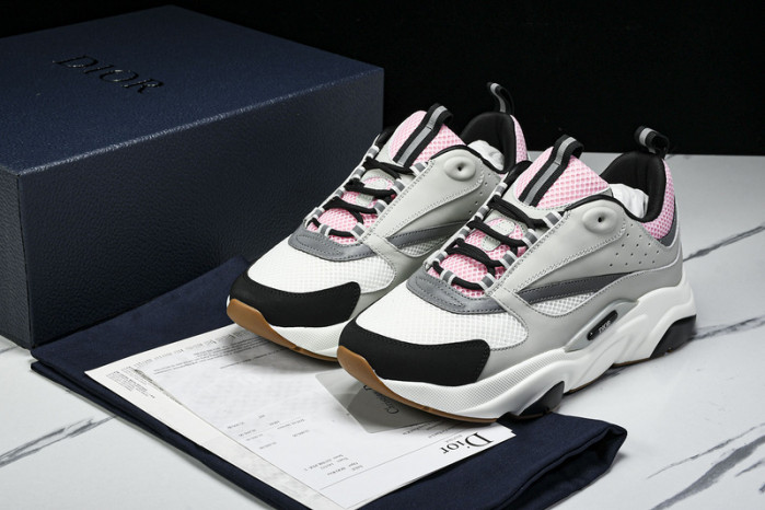 d10r homme b22 trainer sneaker（di0r b22 pale pink grey）