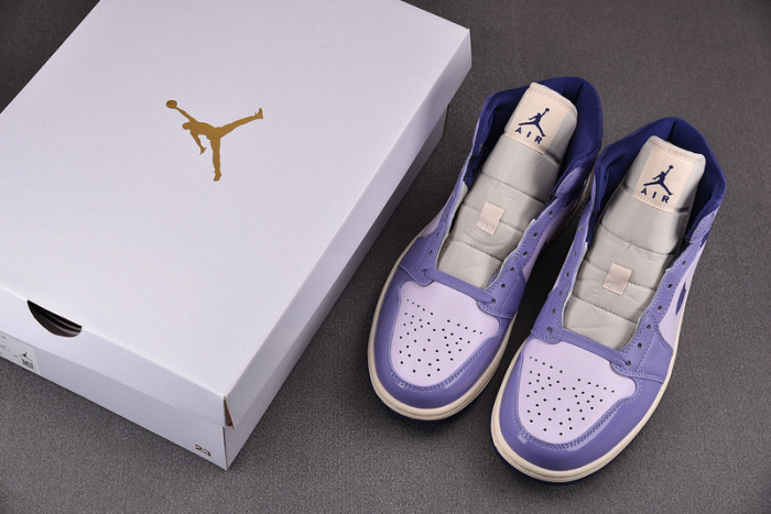 wmns air jordan 1 mid“purple chenille” dz3745-500