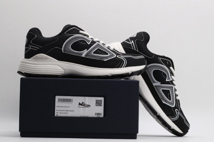 b30 sneaker black mesh