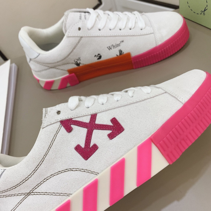 ofw calfskin vulcanized low sneakers